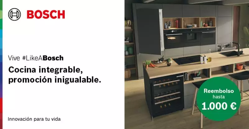 Cocina integrable, promoción inigualable. Hasta 1000€ de reembolso
