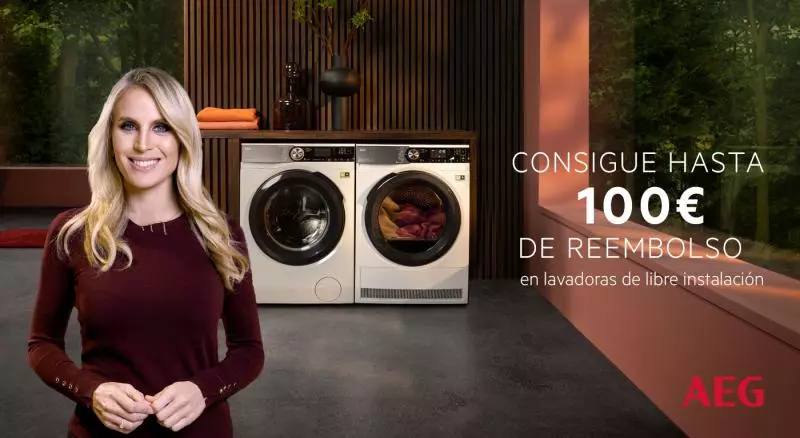 Hazte con AEG y recibe 100€ de reembolso por tu compra en lavadoras