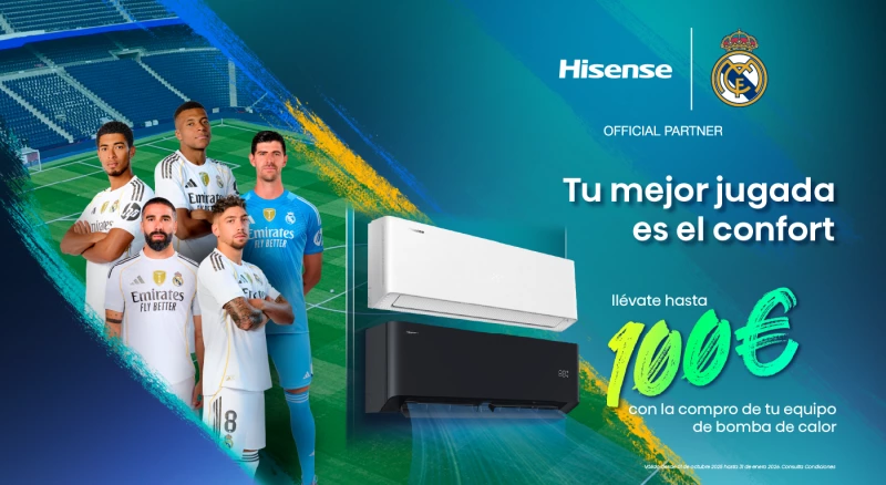 Te regalamos hasta 100€ de reembolso con los aires acondicionados Hisense