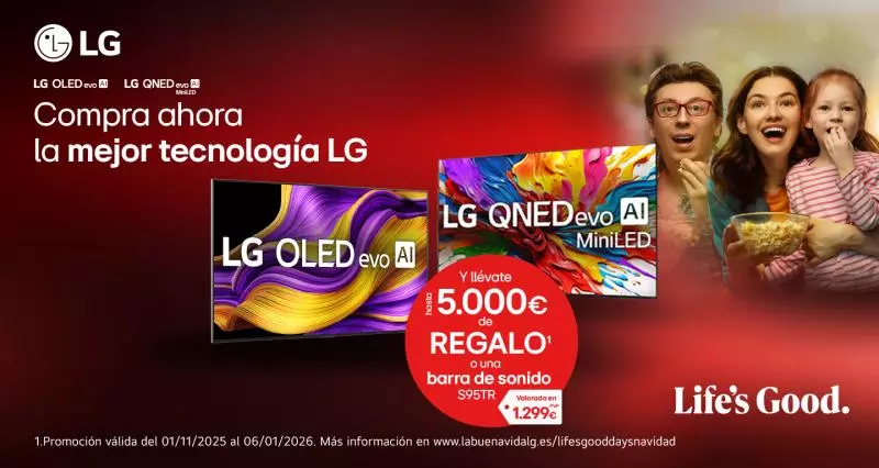 Hasta 5.000€ de regalo del 1 de noviembre al 6 de enero de 2026 
