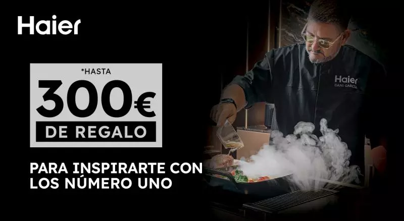 Hasta 300 € de regalo por tus electrodomésticos de cocina Haier