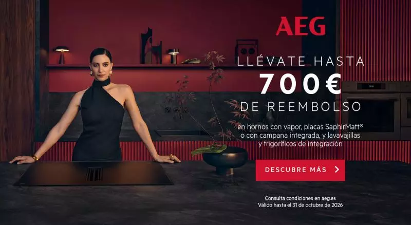 Consigue hasta 700€ de reembolso con Cocción Premium AEG en Euronics