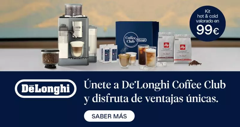Compra una cafetera De'Longhi y llévate un Kit valorado en 99€   