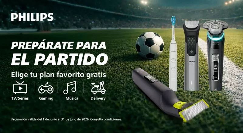 Compra productos Philips de Cuidado Personal y consigue hasta 50€ en Tarjeta Regalo