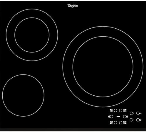Placa vitrocerámica Whirlpool AKT807BF