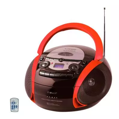 Radio CD Nevir NVR-482UCM ROJO