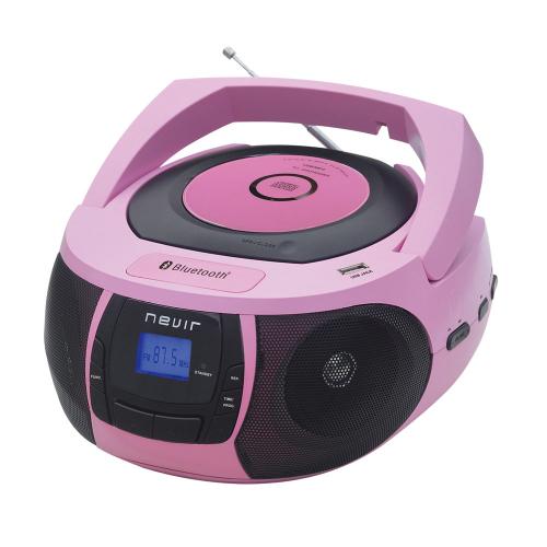 Radio CD Nevir NVR-481UB Rosa