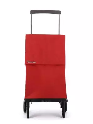 CARRO COMPRA ROLSER PLEGAMATIC MF  PLE001 ROJO PLEGABLE 2RUEDAS 