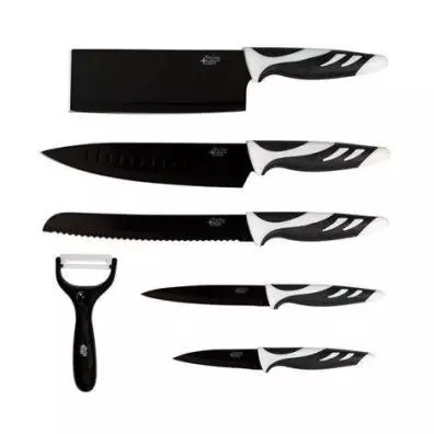 Set 6 cuchillos Cecotect SWISS NEGRO