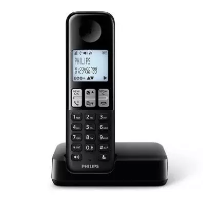 Teléfono inalámbrico  D2501B Negro