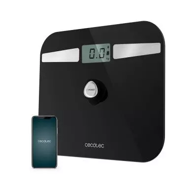 Báscula de baño Cecotec SURFACE PRECISION ECOPOWER 10200 SMART HEALTHY BLACK