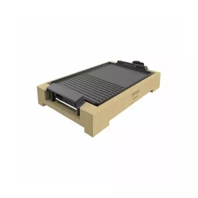 Plancha de asar Cecotec Tasty&Grill 2000 Bamboo Black