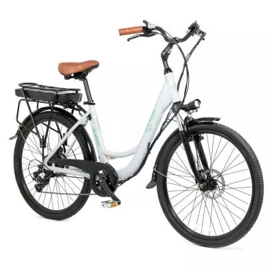 Bicicleta eléctrica Youin BK2026W Los Ángeles blanco