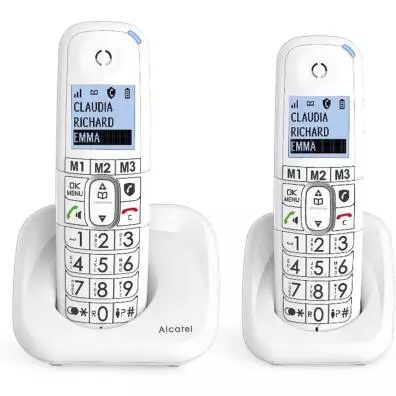 Teléfono fijo Alcatel XL785 DUO WHITE