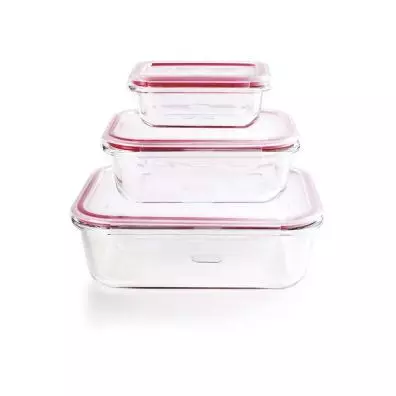 Porta alimentos Ibili SET TAPPER LUNCH AWAY 3 UNIDADES