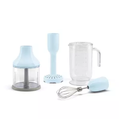 Set de 4 accesorios batidora de mano Smeg HBAC11PB