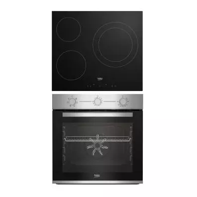 Conjunto horno + placa Beko BBSE12122XD