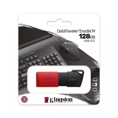 Memoria usb Kingston DATATRAVELER EXODIA M DTXM 128 GB