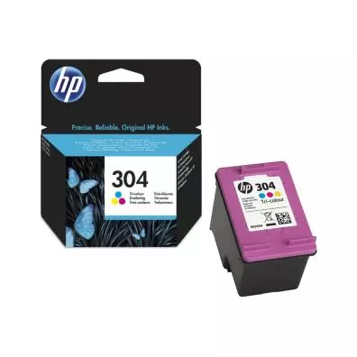 Cartucho de tinta HP N9K05AE 304 TRICOLOR