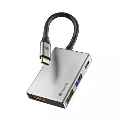 Adaptador NGS WONDER DOCK USB-C 4 EN 1