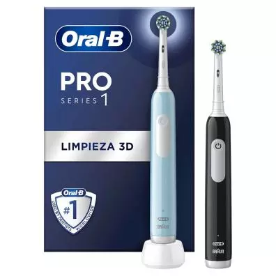 Cepillo dental Oral-B PRO SERIES 1 NEGRO + TURQUESA