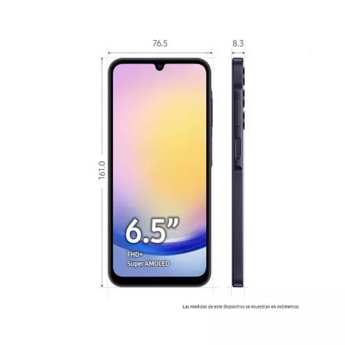 Teléfono Samsung GALAXY A25 6GB/128GB Black