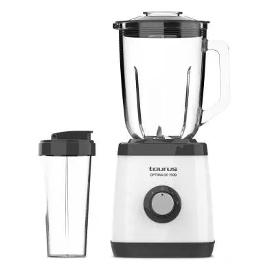 Batidora de vaso Taurus OPTIMA GO 1500+ Vaso para llevar de 500ml con tapa