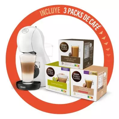 Cafetera de cápsulas Nescafé Dolce Gusto DeLonghi Piccolo XS EDG110WB
