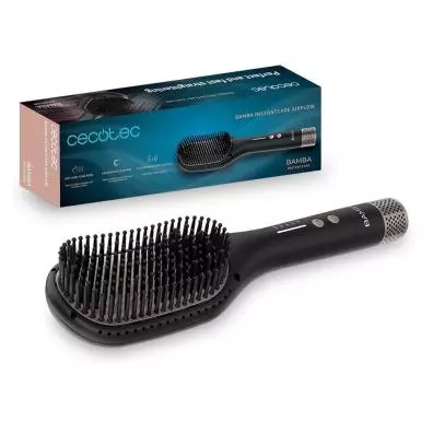 Cepillo alisador Cecotec BAMBA INSTANTCARE AIRFLOW CON AIRE CALIENTE REVESTIMIENTO CERÁMICA