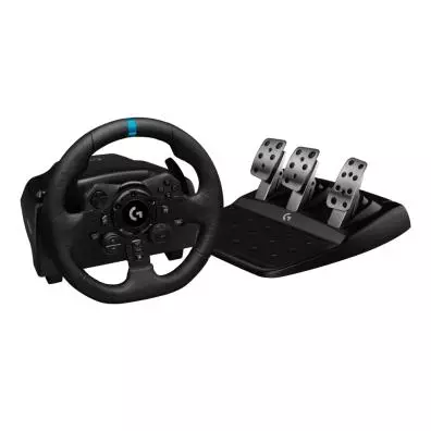 Volante y pedales Logitech G923 para PS4, PS5 y PC