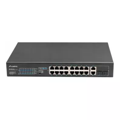 Switch 16 puertos Lanberg RSFE-16P-2C-250