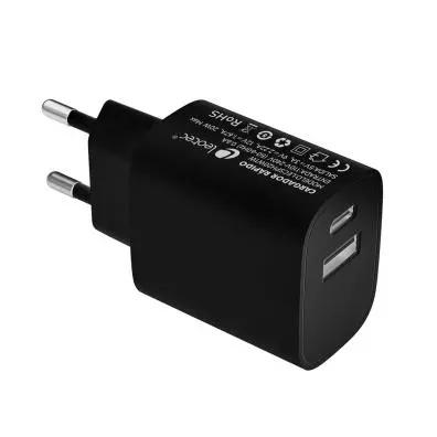 Cargador Leotec LECSPH20W2K