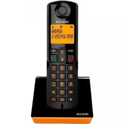 Teléfono inalámbrico Alcatel S280 BLACK+ORANGE