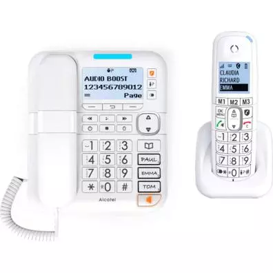 Teléfono fijo Alcatel COMBO XL785 WHITE