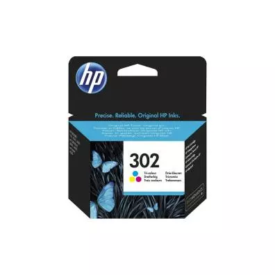 Cartucho de tinta Hp 302 F6U65AE TRICOLOR