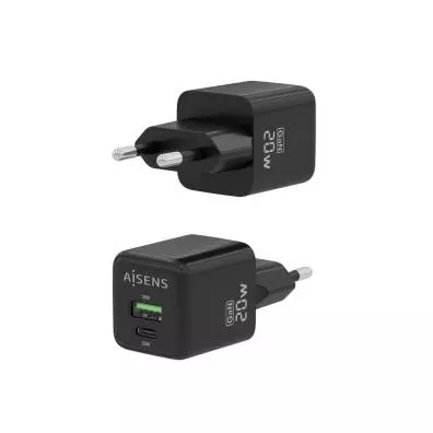 Cargador Aisens ASCH-20W2P011-BK