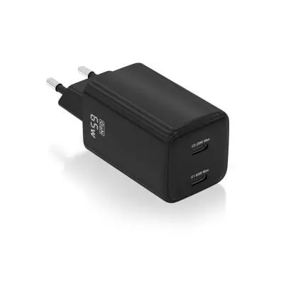 Cargador Aisens ASCH-65W2P040-BK