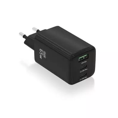 Cargador Aisens ASCH-65W3P042-BK