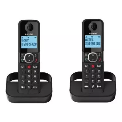 Teléfono sobremesa Alcatel F860 DUO NEGRO ATL1423402