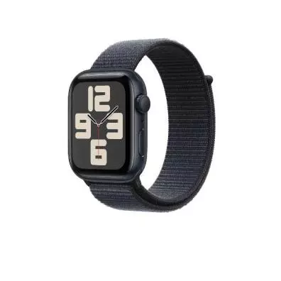 Apple Watch SE (GPS + Cellular) - Caja de aluminio Medianoche de 44 mm - Correa deportiva color medianoche - Talla M/L