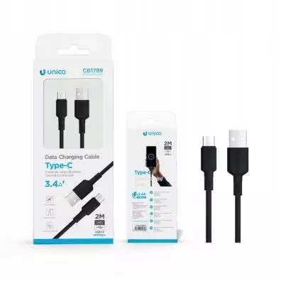 Cable USB C Unico CB1789BK