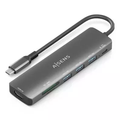 Adaptador Aisens DOCKING STATION ASUC-7P025-GR