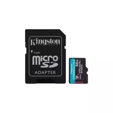 Tarjeta de memoria Kingston CANVAS GO PLUS 64GB