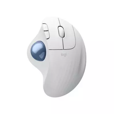 Ratón Logitech ERGO M575S BLANCO