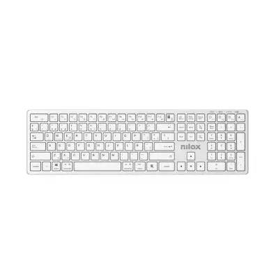 Teclado Nilox PRO WIRELESS SILVER NXKBW01S