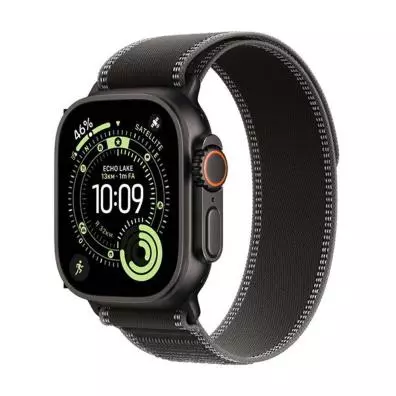 Smartwatch Apple WATCH ULTRA 3 GPS + CELLULAR 49MM BLACK TITANIUM CASE WITH BLACK/CHARCOAL TRAIL LOOP - S/M