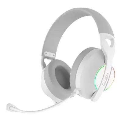 Auriculares gaming Coolbox COO-AUM-WB01-W