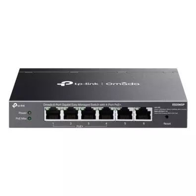 Switch TP-Link OMADA ESA206GP 6 PUERTOS GIGABIT 4 PUERTOS POE+