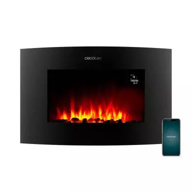 Chimenea eléctrica Cecotec READY WARM 3560 CURVED FLAMES CONNECTED