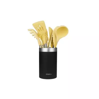 Kit utensilios de cocina POLKA EXPERIENCE VULCANO AMARILLO